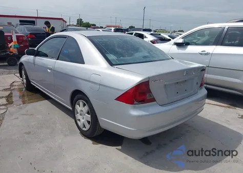 2001 Honda Civic Ex from USA, damaged, VIN 1HGEM22901L019392